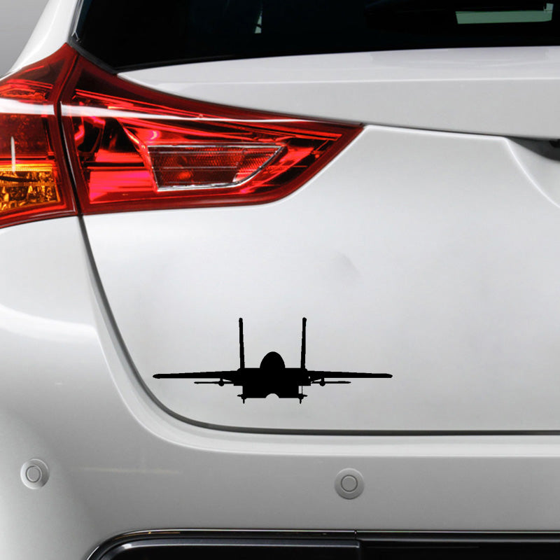 17.2cm*6.2cm Neat And Beautiful Flying Plane Jet Aircraft Exclusive Vinyl Car Sticker Vivid Decal