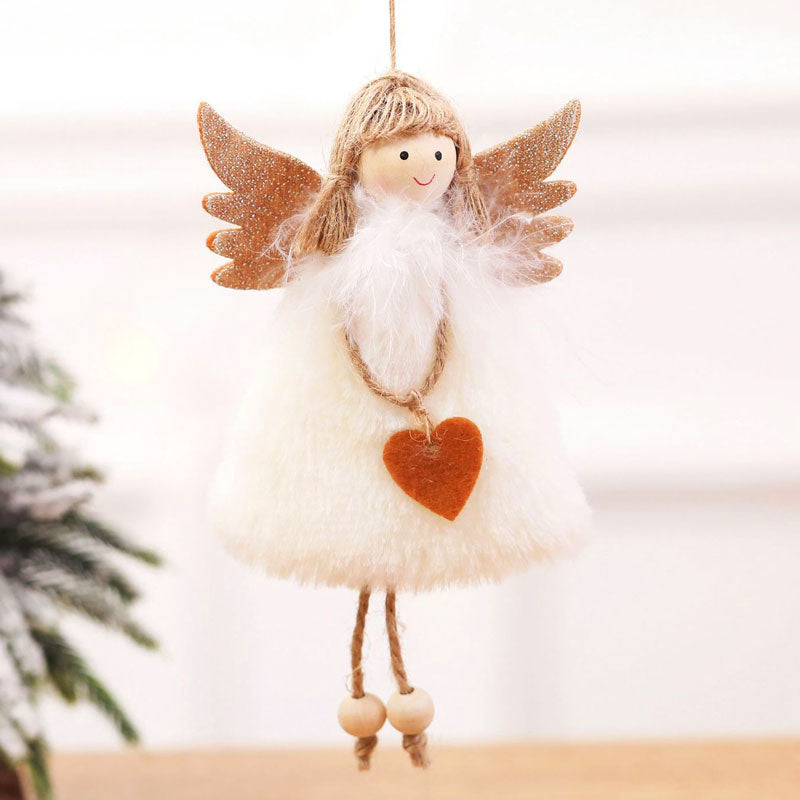 New Year Latest Christmas Angel Dolls Cute Xmas Tree Ornament Noel Deco Christmas Decoration for Home Navidad Kid Gift