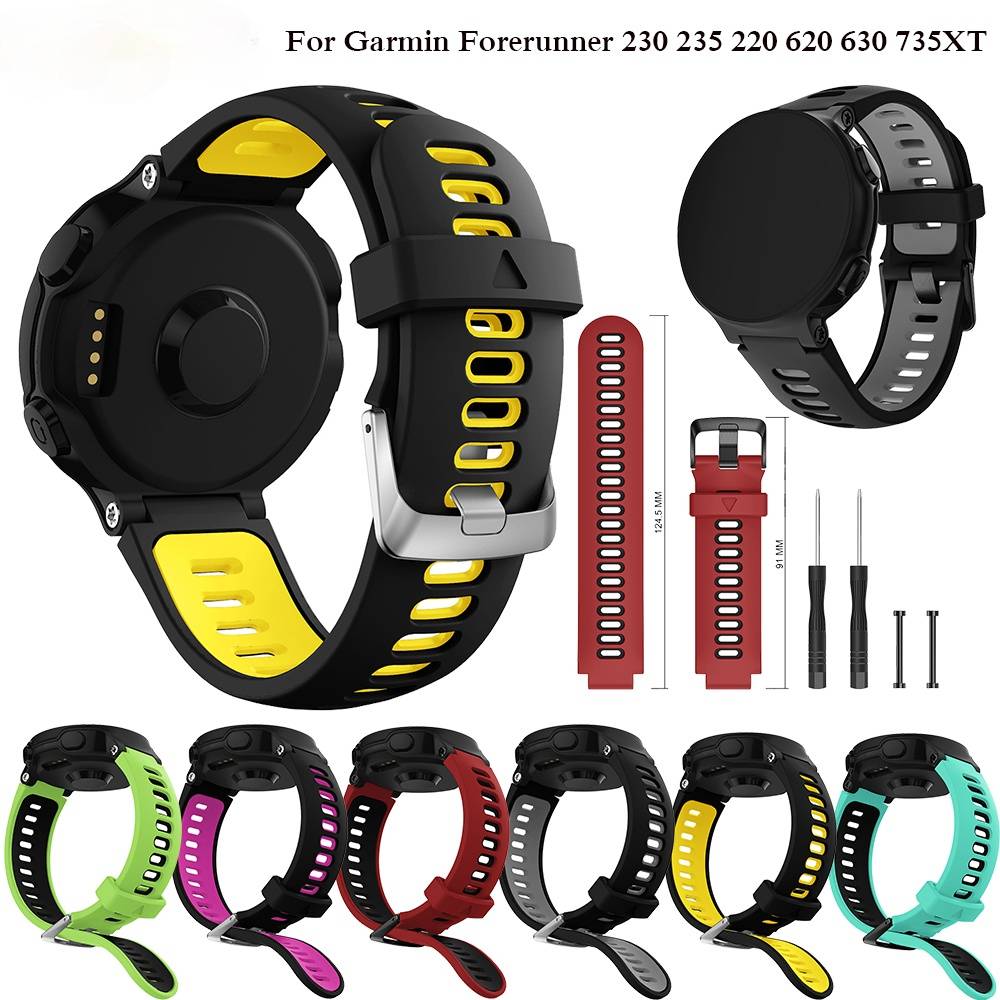 Outdoor Wristband for Garmin Forerunner 735XT 230 235 220 620 630 735 XT Wrist Strap Smartwatch Band with tool Belt Accessories