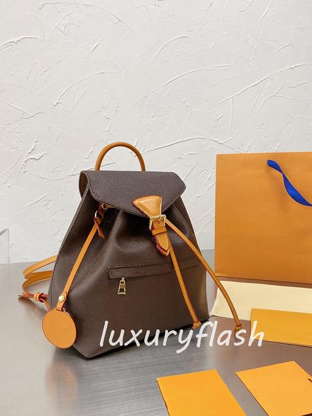 Backpacks Women Designer Luxury Bags Fashion School Shoulder Bag Classic Student Handle Purse Embossed High Quality