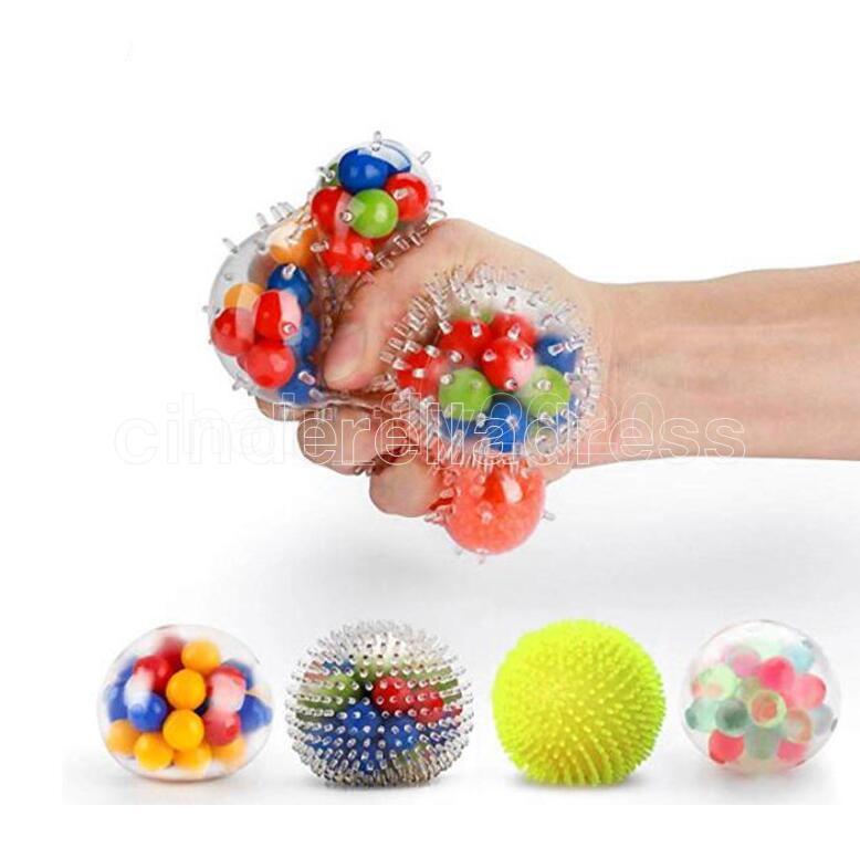 DHL hot DNA Squish Stress Ball Squeeze Color Sensory Toy Relieve Tension Home andfree Office Use Fun for Kids Adults FY9409