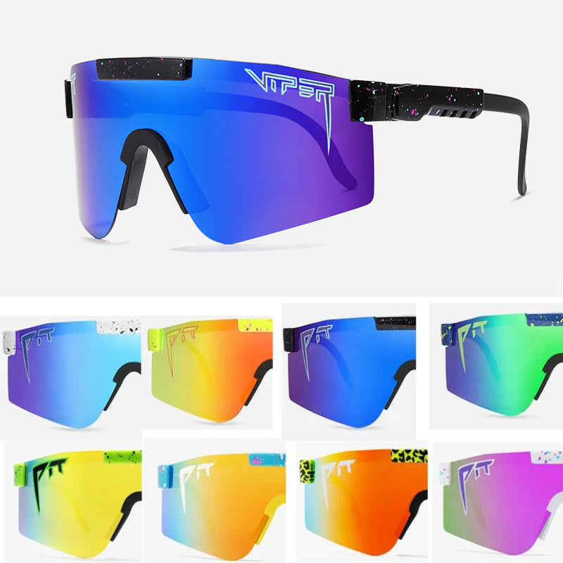 2021 Pit Viper Original Sport google TR90 Polarized Sunglasses for men-women Outdoor windproof eyewear 100% UV Mirrored lens gifts