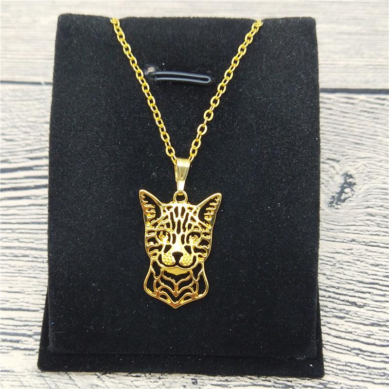 Pendant Necklaces Bengal Cat Necklace Trendy Style Women Fashion Pet Jewellery