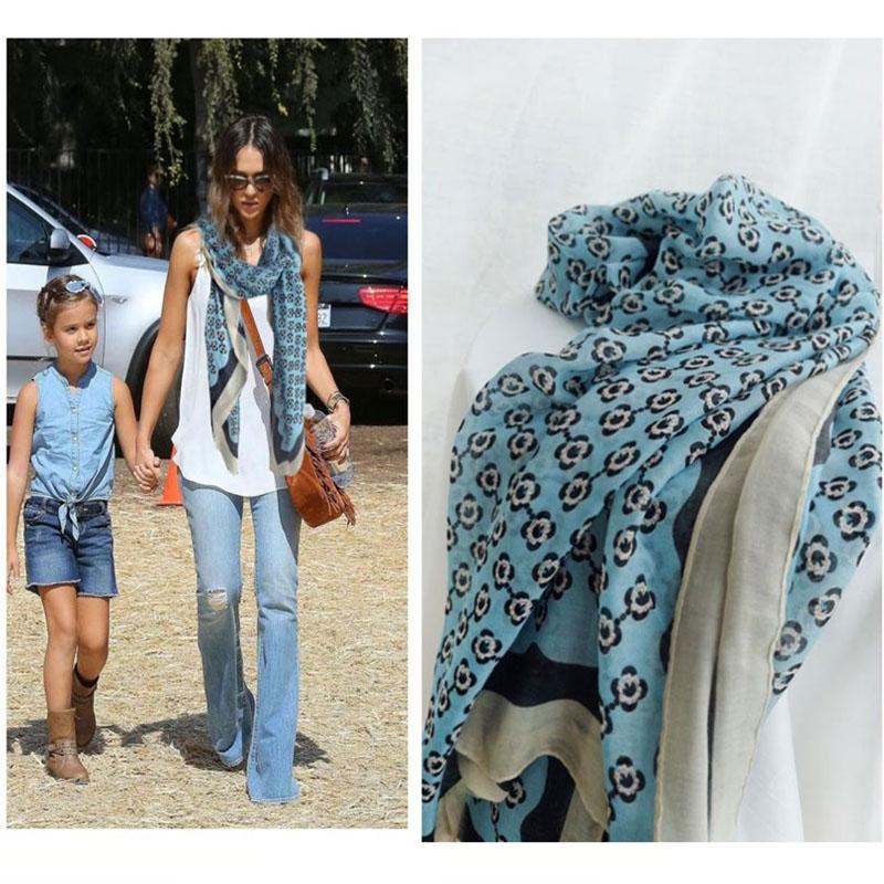 Scarves Autumn Women Cotton Floral Printed Oversized Scarf Shawls,korean Fashion Style,flower Hijab,cape Femme Hair Head Wraps