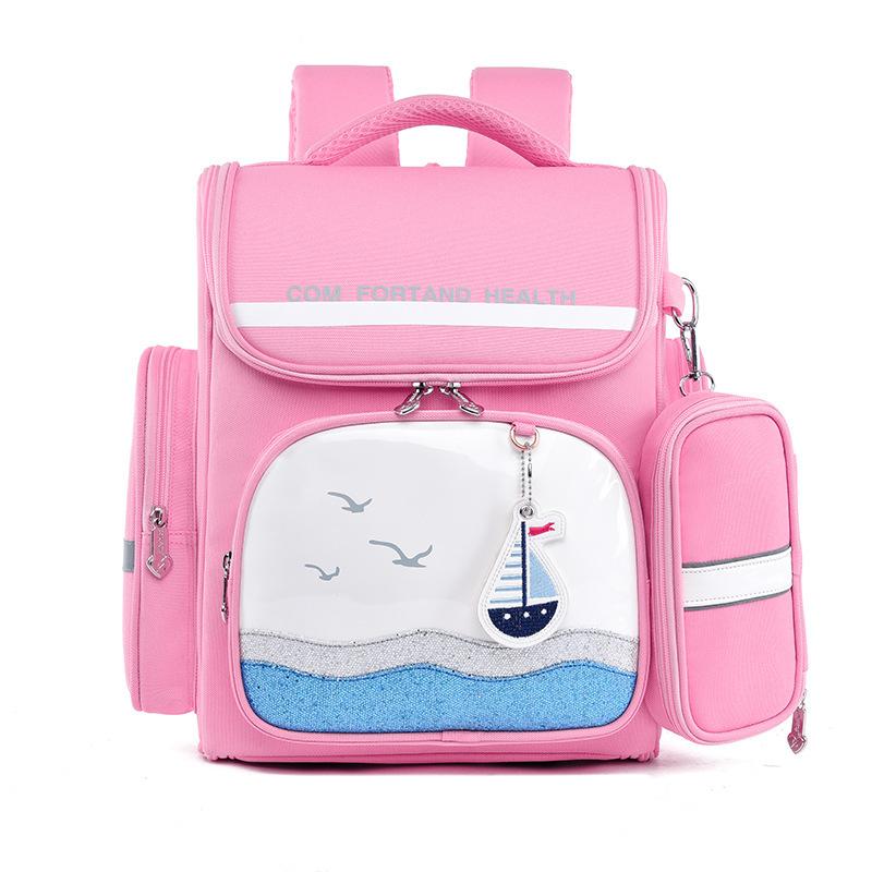 School Bags Fashion Children For Girls Orthopedic Backpacks Kids Book Bag Knapsack Mochila Escolar Grade 1-4