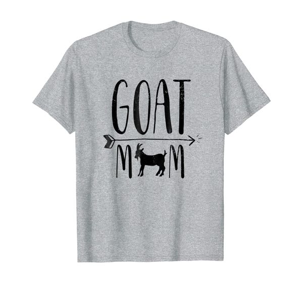 Goat Mom for Pet Owner or Farmer Black Gift Shirt