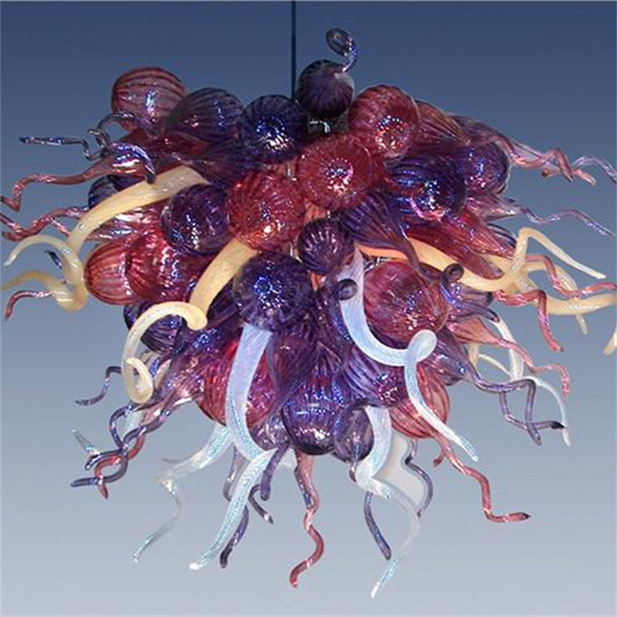 Modern lamps manufacturer direct store nordic interior lighting 100% hand mouth blown glass chandeliers customized pendant lights chandelier light f