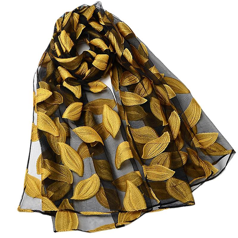 Scarves Womens Summer Breeze Lightweight Sheer Wrap Gauze Scarf