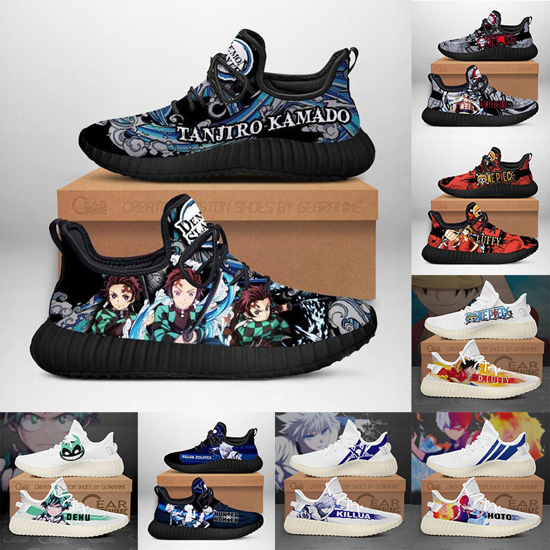 21ss DIY Sneakers Customized Carton Sports Running Shoes Mens Anime Youth Fashion Styles Man s Womens Trainers 2021