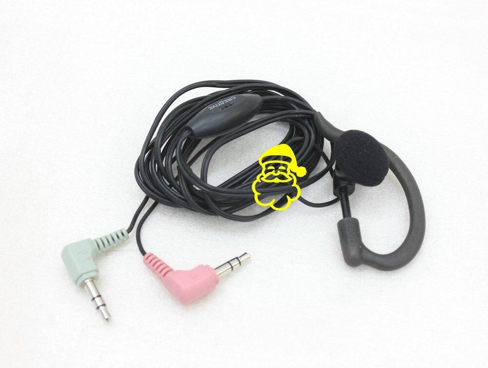 Microphones Original Genuine For Laptop MIC CREA--TIVE MSN Skype Earbud Headset & Microphone