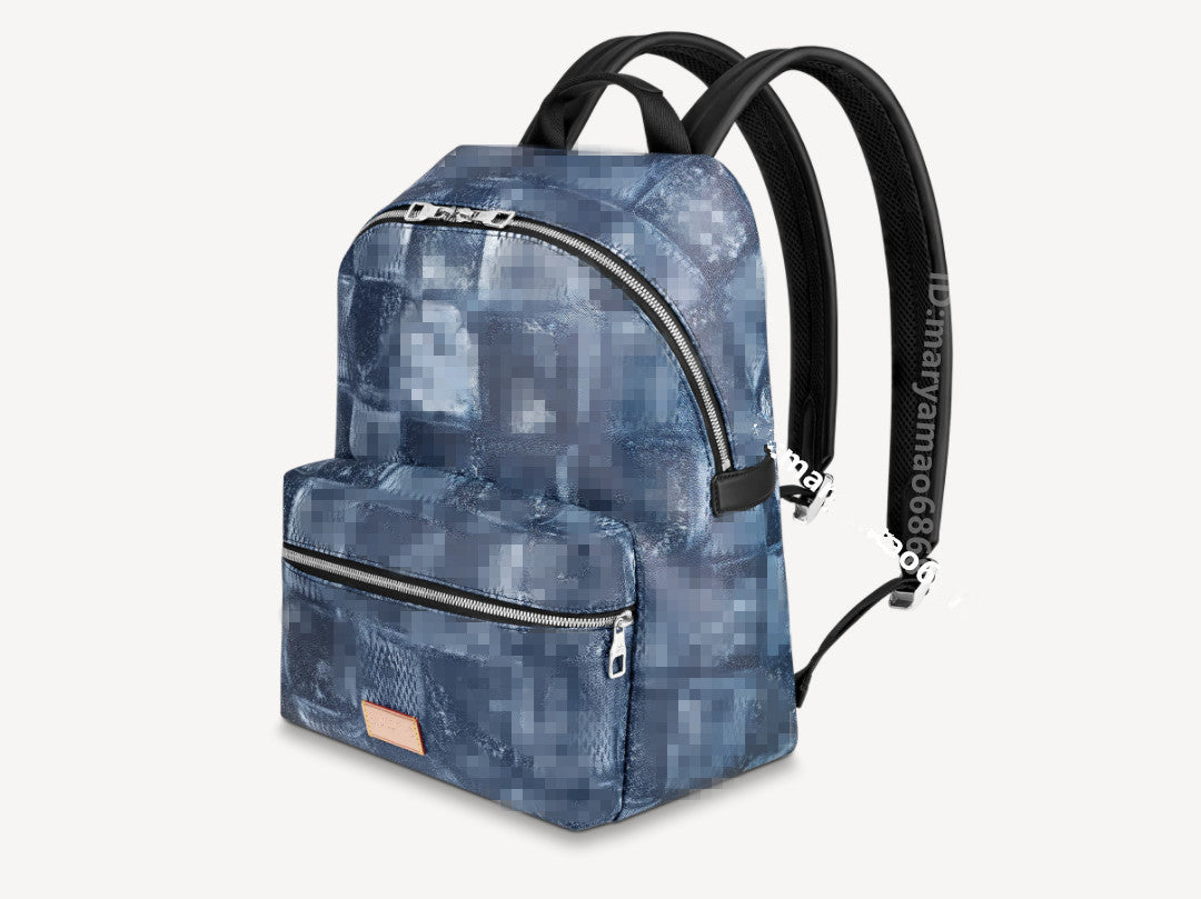 Outdoor Mens BACKPACK Travel Notebook Bag Large School Student Bookbag bags Fashion canvas Letter with a tablet compartment inside Men backpacks 37x