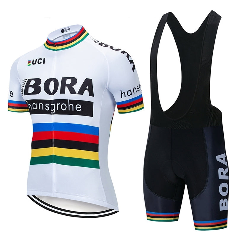 Bora short sleeve cycling suit summer road bike Top Men&#039;s suspenders hot