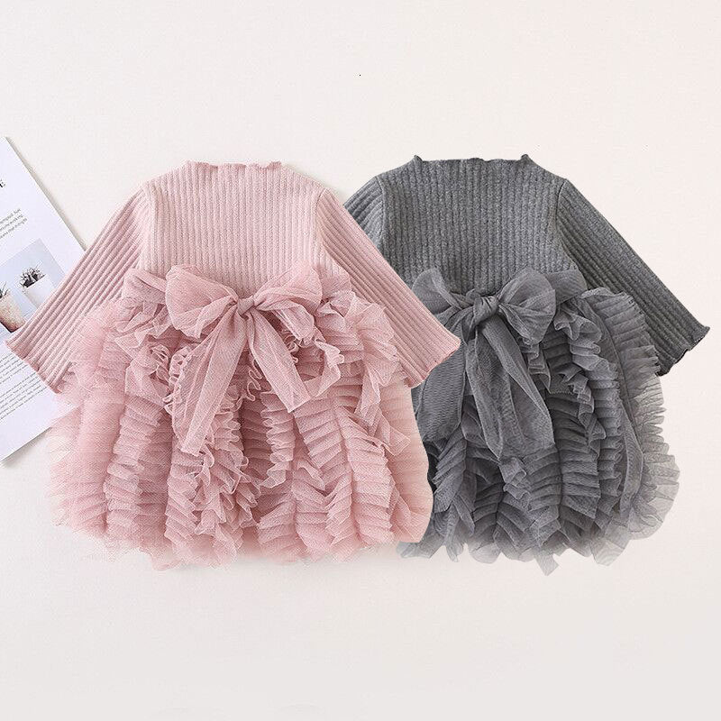 Girl&#039;s Dresses Spring Autumn Princess Lace Baby Dress for Girl Baptism Christening 1st Birthday Party Newborn Gift Infant Tutu Girls Gown 1026