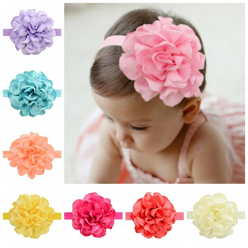 Hair Accessories Baby Girls Headbands Vivid bury flower Infant Kids Headwear Cute hairbands Ornaments peony Head bands KHA19 KOVO