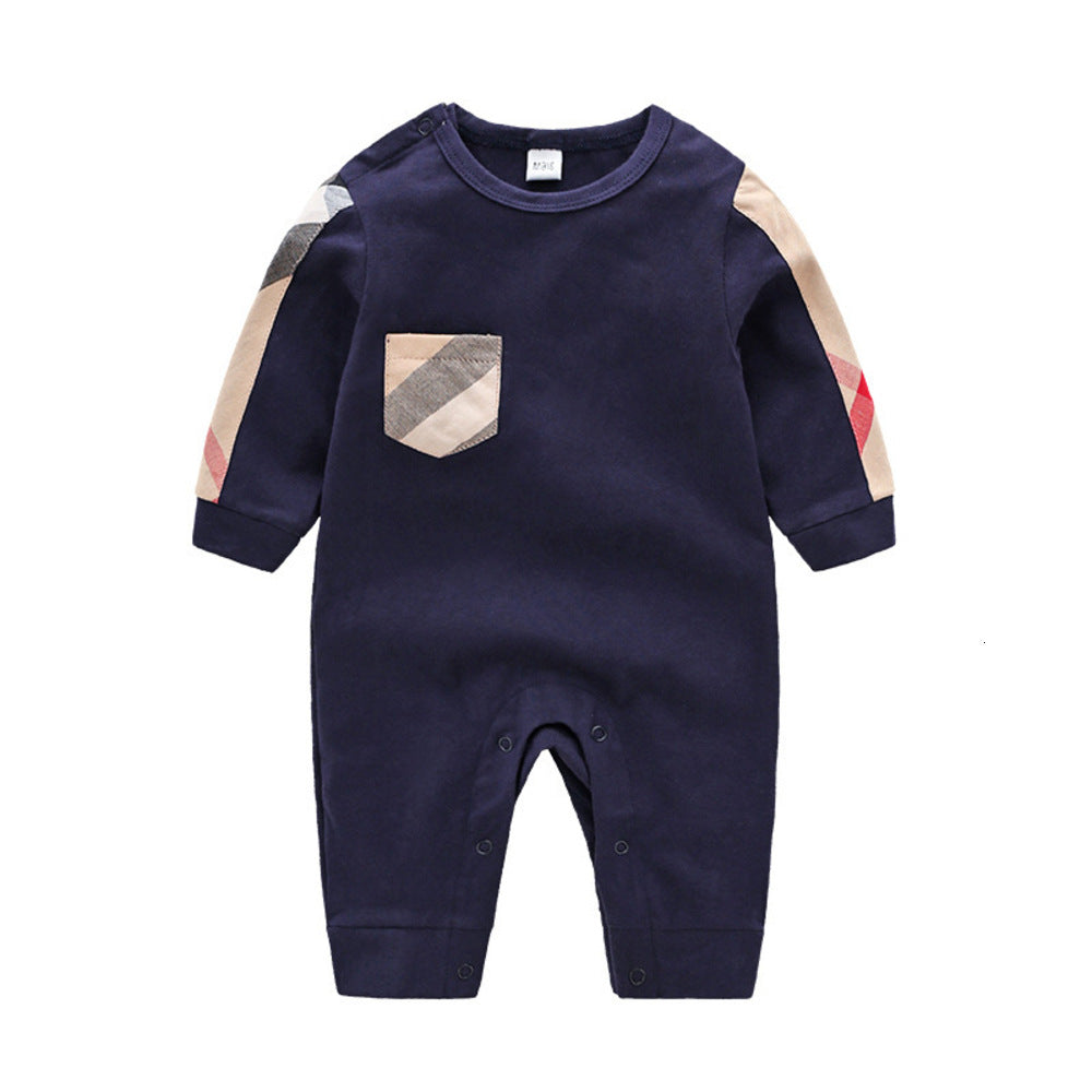 Children&#039;s suit Clothes Stripe Rompers Spring Autumn Romper Cotton born Baby Girls Boy Kids Designer Infant Jumpsuits