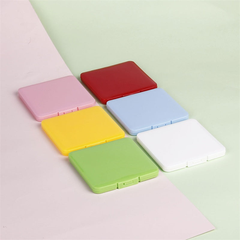 Storage Box Mask Case Square Container Face Masks Holder Makeup Jewelry Plastic Small Disposable Blue White Red Black 1 4ls F2