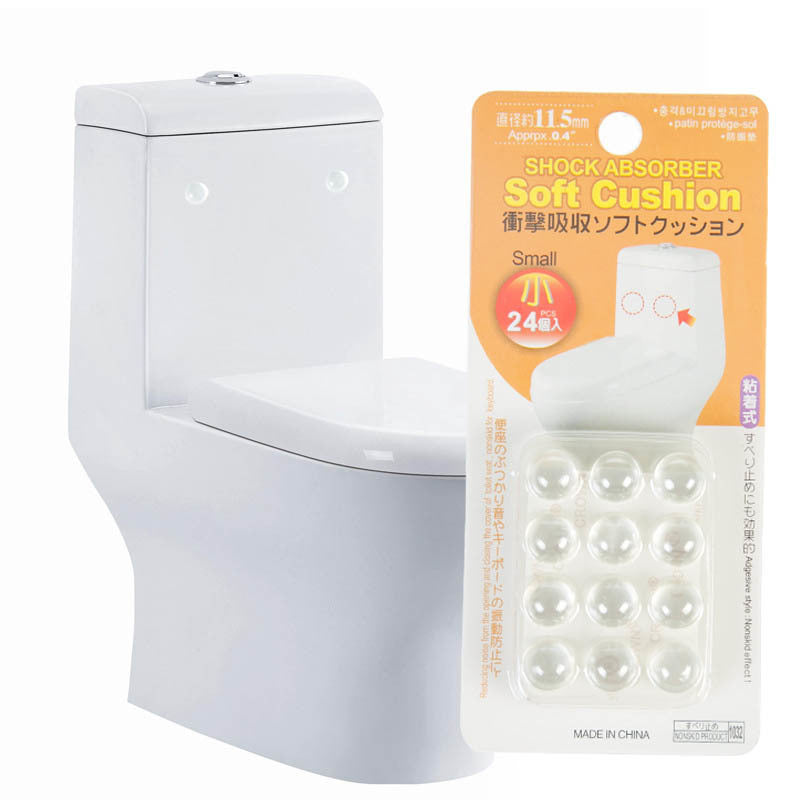 Transparent24Pcs Cabinet Door Furniture Accessories Buffer Pad Soft Cushion Shock Absorber Bumper Damper Anti Slip Self Adhesive