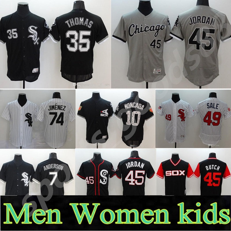2021 Men Women Youth 35 Frank Thomas Jersey 79 Jose Abreu 45 Michael Tim Anderson Yoan Moncada Stitched Baseball