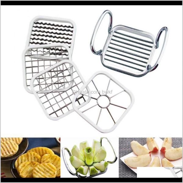 Kitchen, Dining Bar Home & Garden Drop Delivery 2021 5 In 1 Gadgets Stainless Steel Vegetable Fruit Tools Kitchen Aessories Cut Slicer Cutte