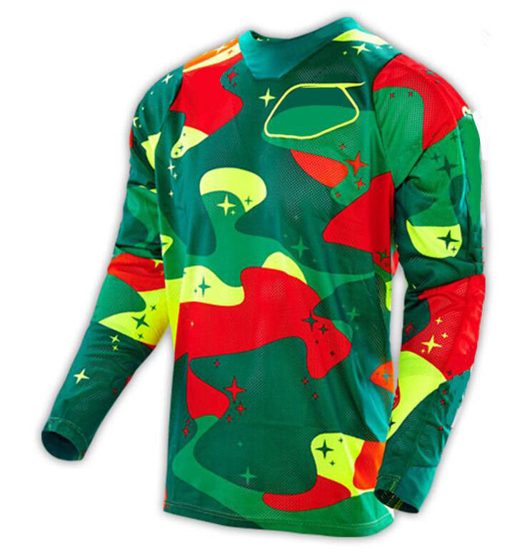 2021 Summer Motocross Riding Mountain Bike Top T-shirt Long Sleeve Racing Suit Quick-drying Can be customized