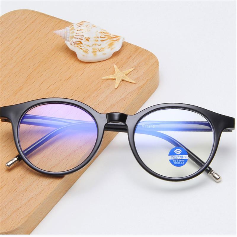 Fashion Sunglasses Frames Anti Blue Rays Computer Round Glasses Men Light Coating Gaming For Protection Eye Retro Spectacles Women