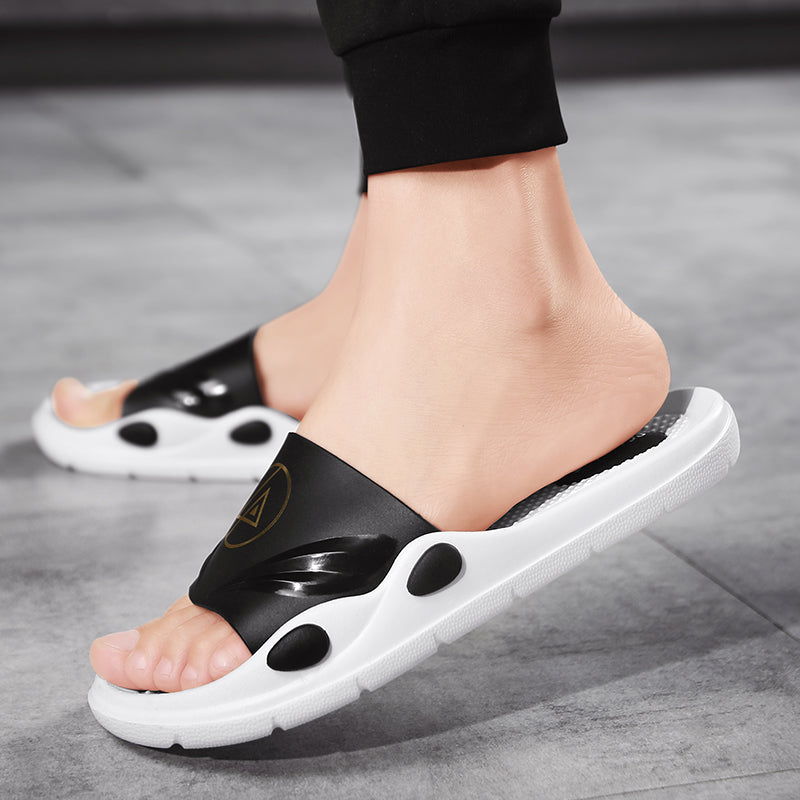 Outdoor Beach Summer Mens Slippers Youth Student Slides Black Grey White Light Blue Orange Designers flip flops Size 40-45 Code: 96-1953