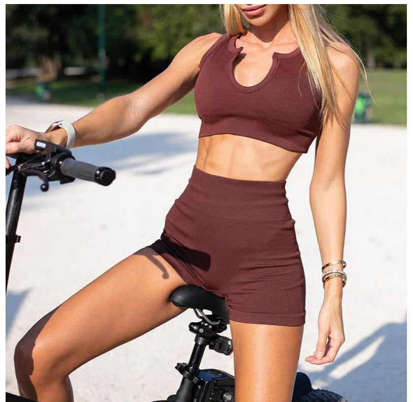 Designer Yoga Sportswear Tracksuits Fitness Gym suit casual shorts t shirts Bra Leggings 2 Piece sets outdoor outfits Sport Workout set Athletic Ela