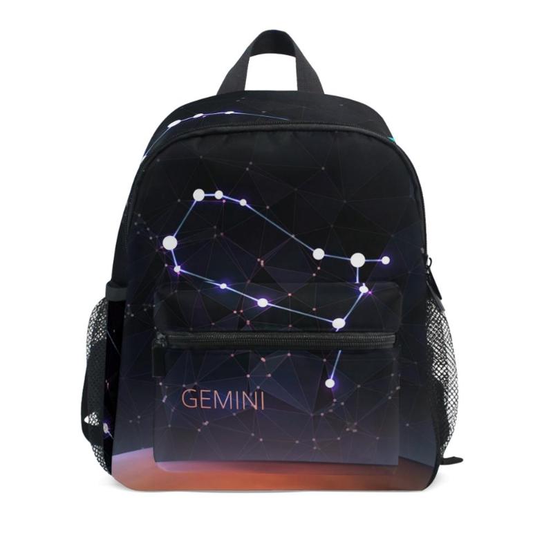 School Bags For Teenage Girls Boys Kids Constellation Children Backpacks Black Backpack Lightweight Waterproof