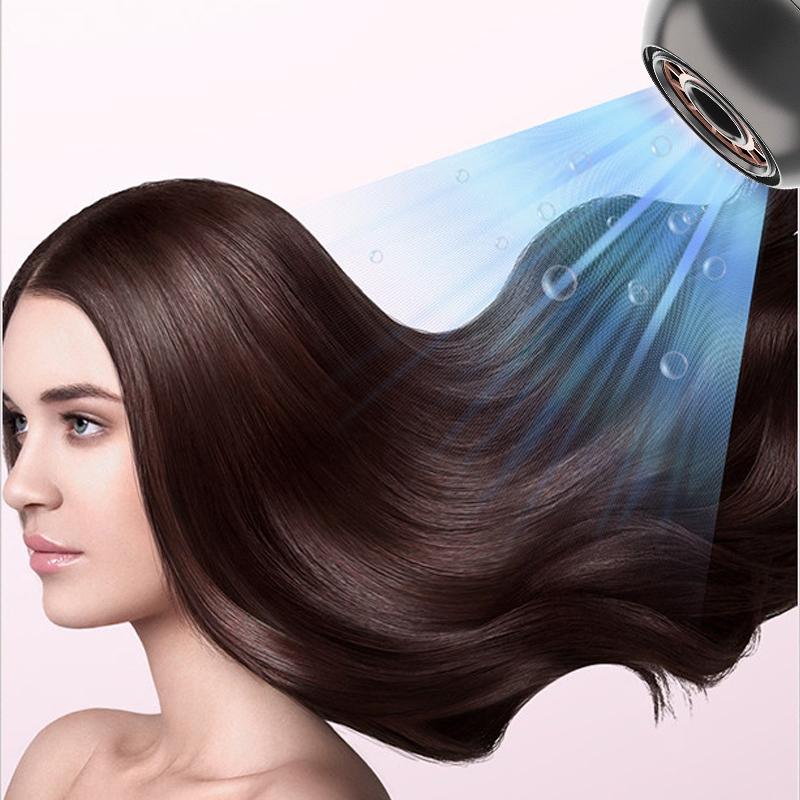 Electric Hair Brushes Professional Dryer Hammer Mini Blower Dry Strong Wind Dryers Fast Heating Hairdryer Machine Travel