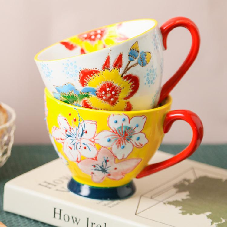 Mugs Nordic Style Breakfast Cup Exquisite Creative Animal Coffee Personalized Household Hand-painted Ceramic Mug