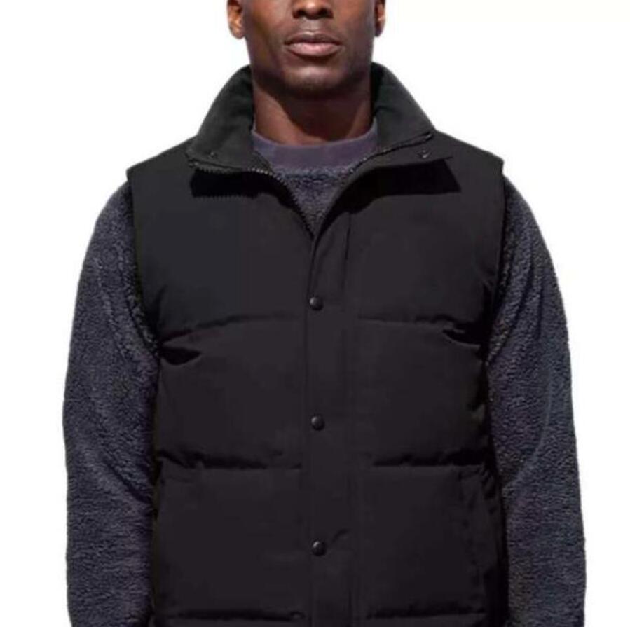 Fashion Mens Down Vest Parkas with Map Embroidery High Quality Men Jacket Coat Winter Boys Sleeveless Jackets Womens Outerwear Active Clothes