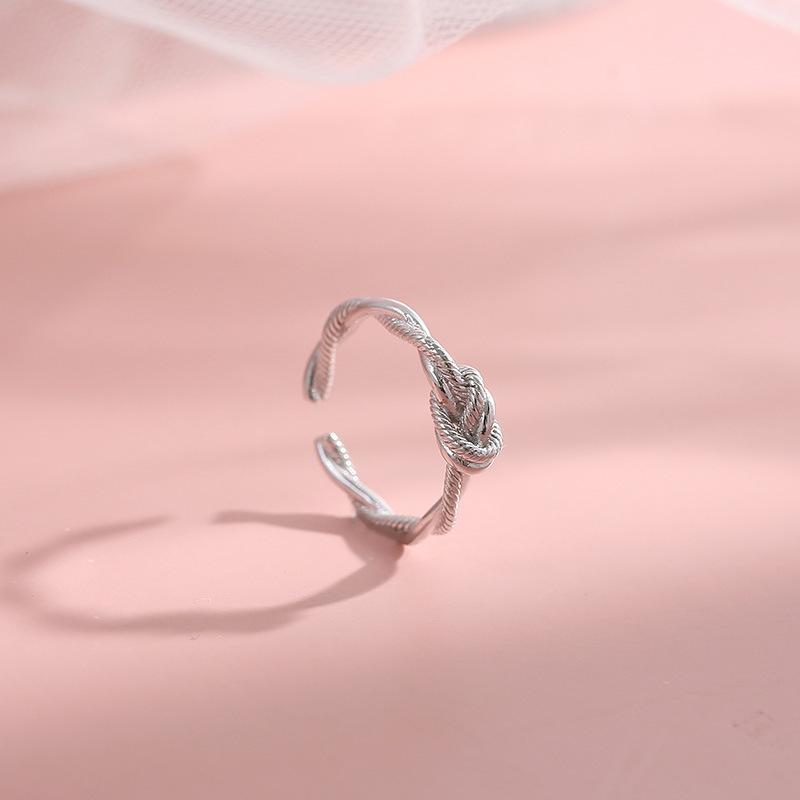 Cluster Rings Rope For Women Teen Girls Opening Adjustable Fashion Geometric Simple Design Female Vintage Lady Gifts Jewelry BOYULIGE