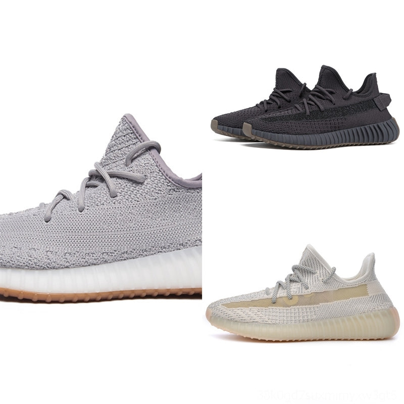 Top Original 350 Clay Sports Shoes Cheap True Wave Runner Mauve Men Womenwhite Static v2 shoe reflective KanyeWest Inertia Form