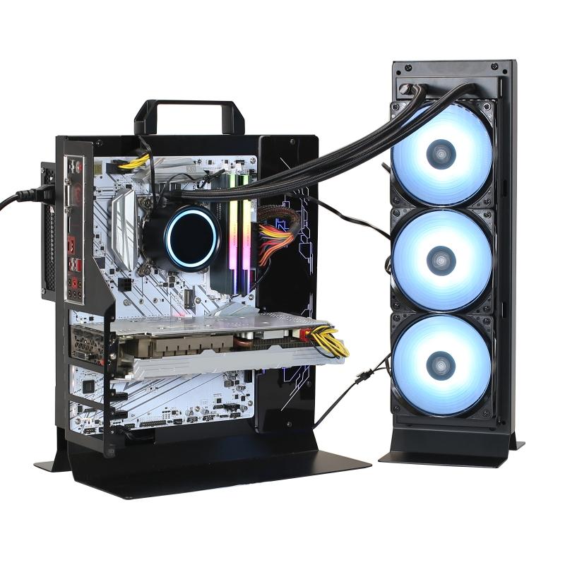 Laptop Cooling Pads External Water Dock Bracket For ITX Computer Case Cooler Radiator Y8AC