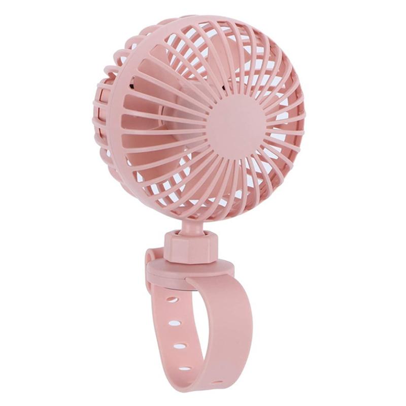 Fans & Coolings Portable Wrist Strap Adjustable Fan, USB 360Â° Rotating Charging Suitable For Office, Home, Stroller