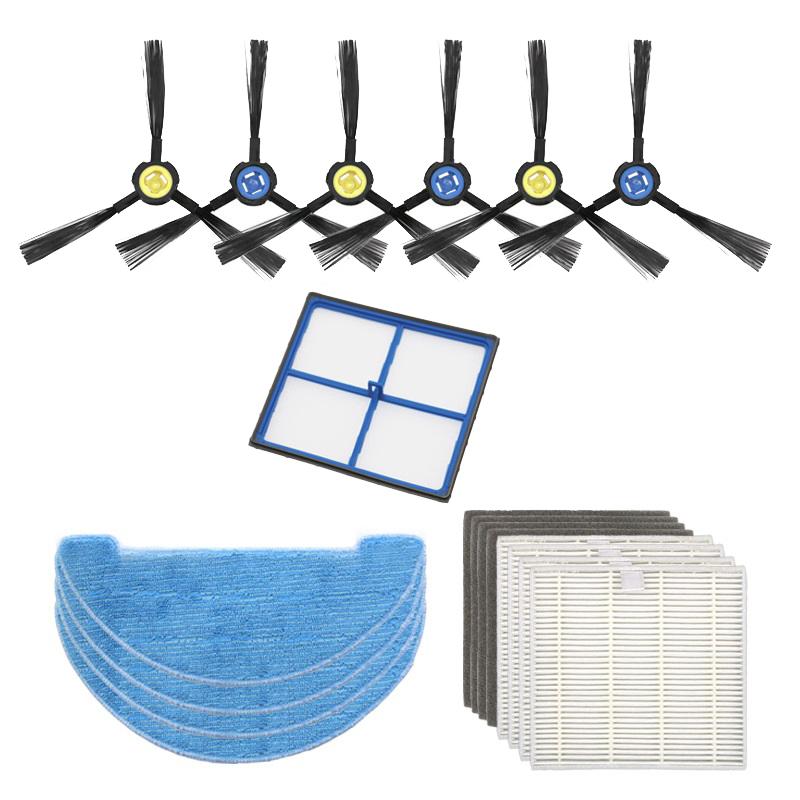 Vacuum Cleaners For ILife V8 V8S X750 X800 X785 V80 Robot Cleaner Spare Parts Replacement Side Brush Hepa Filter Mop Cloth