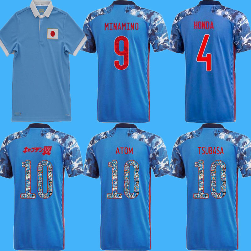 2021 2022 Japan home Soccer Jerseys 100th Anniversary SHOYA SHIBASAKI 20 21 22 blue Mens MINAMINO Football Shirt