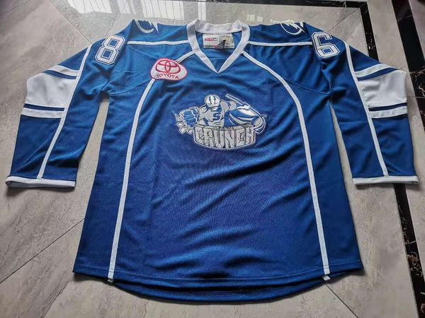 rare Hockey Jersey Men Youth women Vintage Syracuse Crunch  86 Nikita Kucherov Size S-5XL custom any name or number