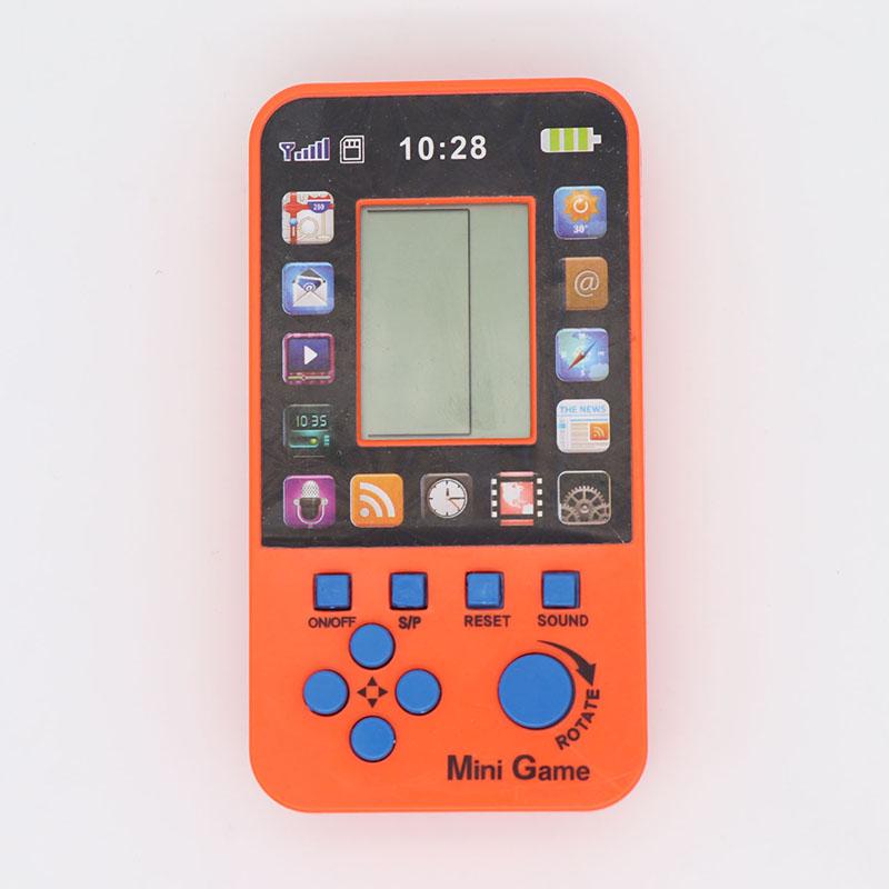 Portable Game Players KaRue 5pcs-lot DataFrog Childhood Tetris Handheld Mini Console For Children Intelligence Toys Games