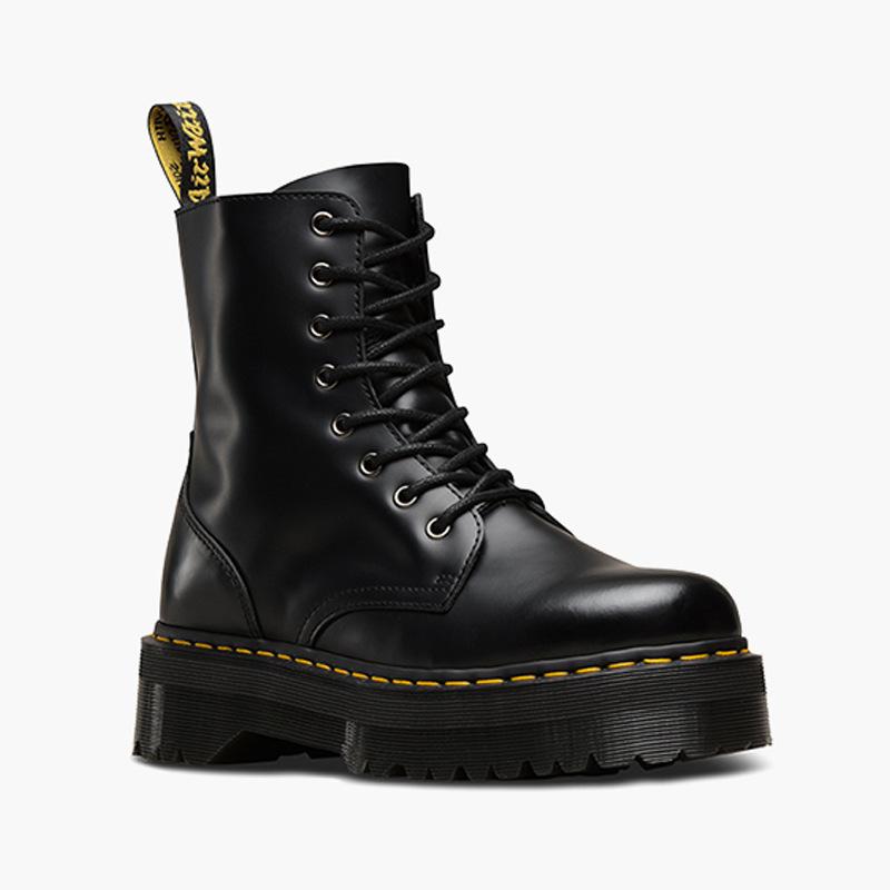 Boots Muffin Thick Bottom Women's No Real Line Side Zipper Head Layer Opening Bead