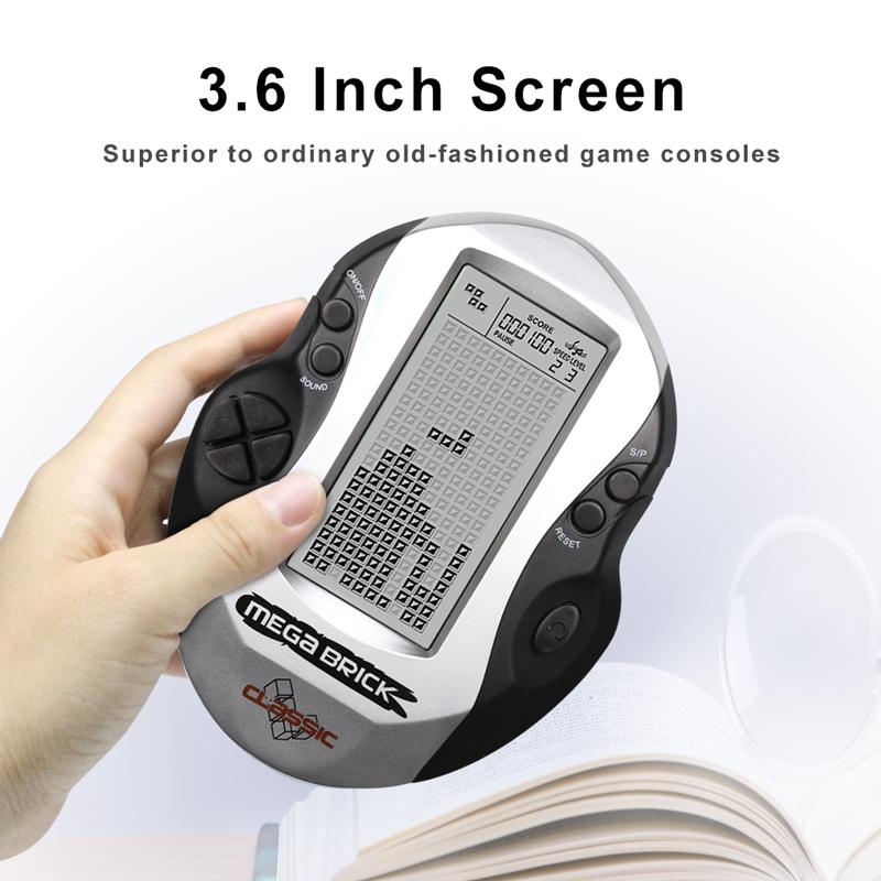 Portable Game Players Retro Classic Tetris Handheld Console Mini Pocket Player Built-in 23 Games Gift For Child Adults