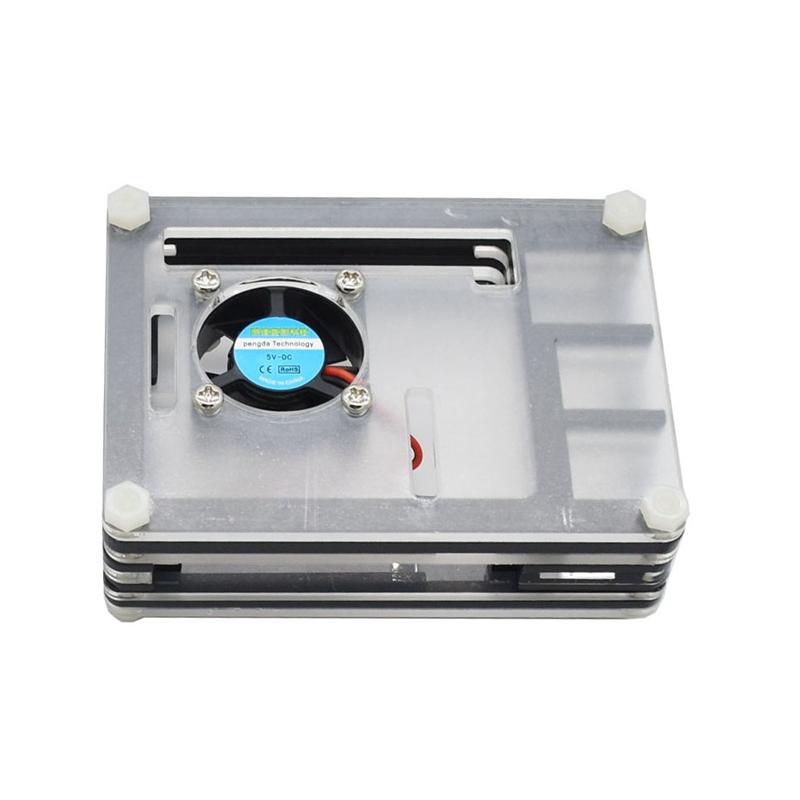 Laptop Cooling Pads For Raspberry Pi Acrylic Case With Fan Heatsinks 4