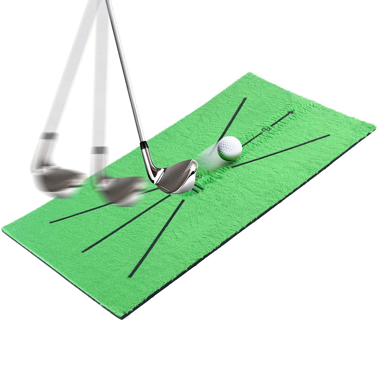 Golf Training Swing Detection Mat Batting Golfer Garden Grassland Practice Equipment Mesh Aid Cushion Tool Simulator Indoor Outdoor Game Gift