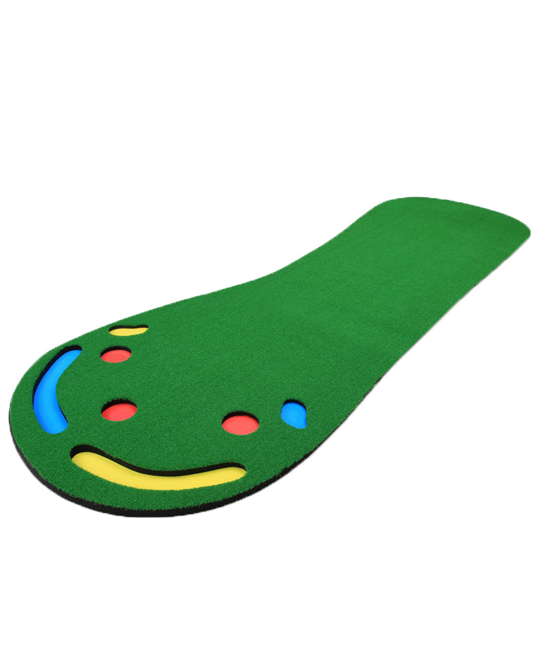 Golf Green Turf Putting Swing Mats Large Training Aids Simulator Putter Practice Challenging Mat For Backyard Indoor Home Office Game Gifts