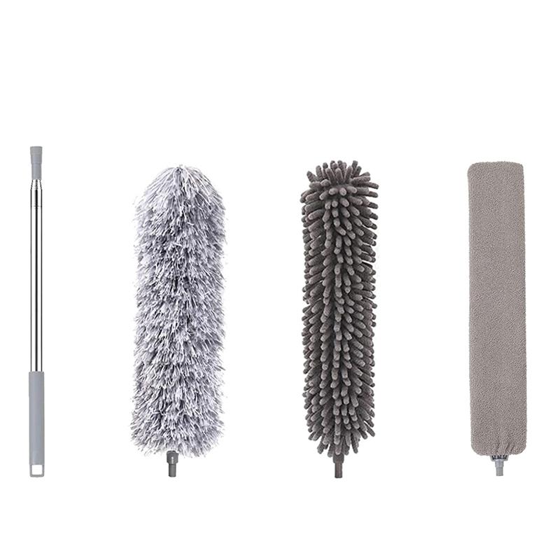 Vacuum Cleaners Duster For Cleaning Kit With Telescoping Pole, Microfiber Duster-Under Appliances Duster-Chenille Ceiling Fan