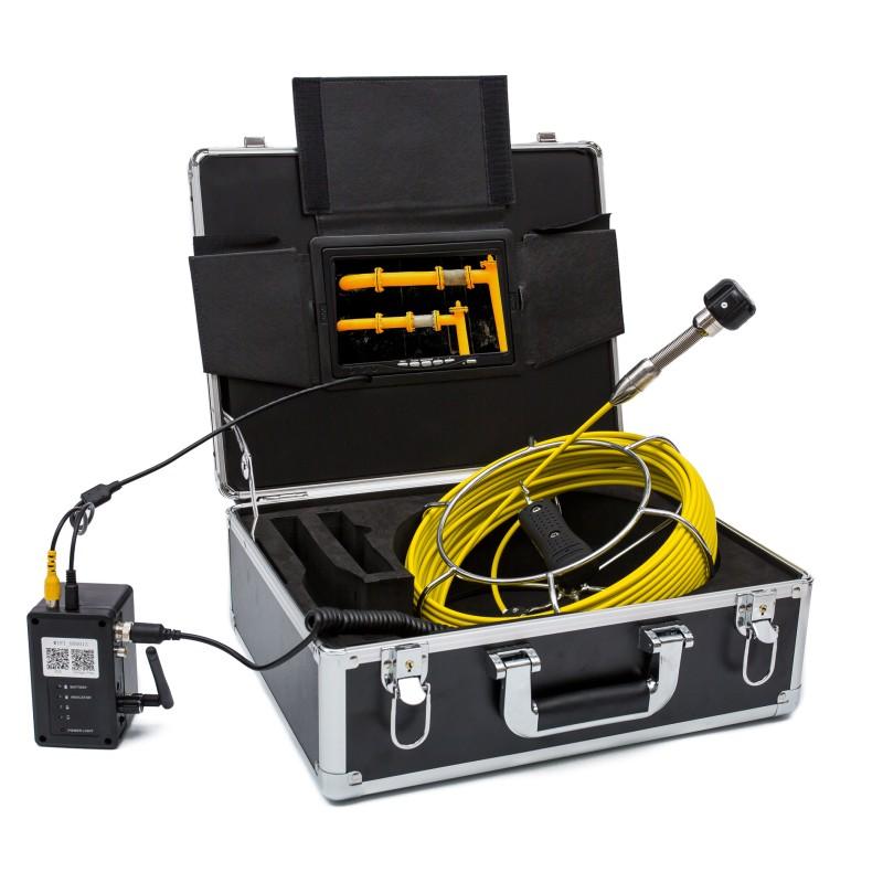 Cameras 20-50 Pipe Inspection Video Camera, 8GB TF Card DVR IP68 Drain Sewer Pipeline Industrial Endoscope With 9&quot; Monitor