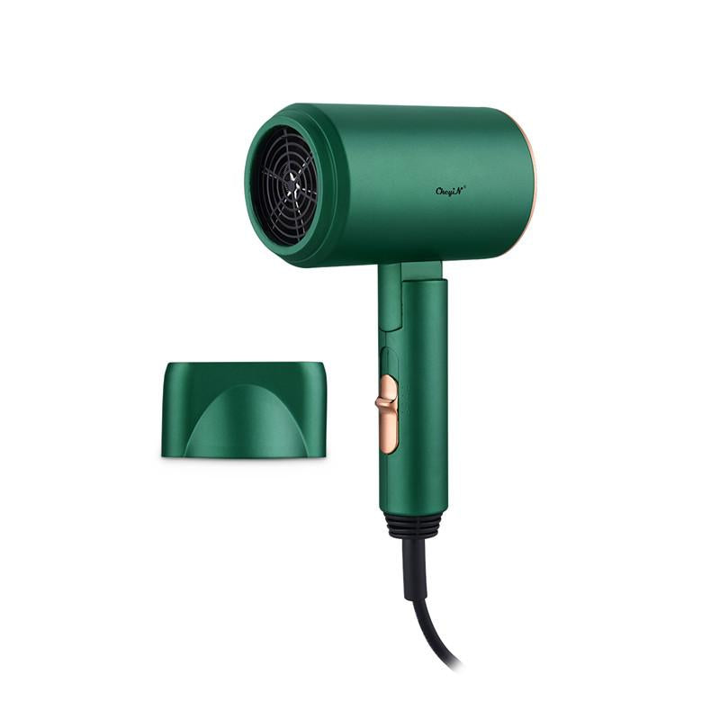 Electric Hair Brushes CkeyiN Foldable Dryer Mini Hammer-shaped Constant Temperature Portable Blow Blue Light Home Care 1100W