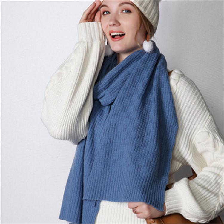 Scarves Arrival 100%cashmere Women Fashion Patchwork Scarfs Shawl Pashmina 35x185cm Red 6color