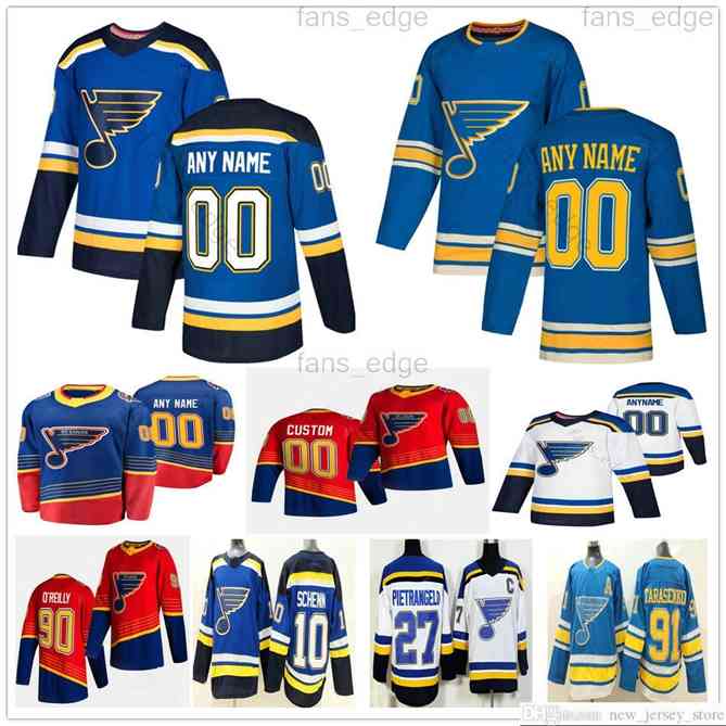 96 Custom Men Women Youth St. Louis Blues Alexander Steen Carl Gunnarsson Ivan Barbashev Jacob de la Rose Kyrou Kyle Clifford Hockey Jerseys