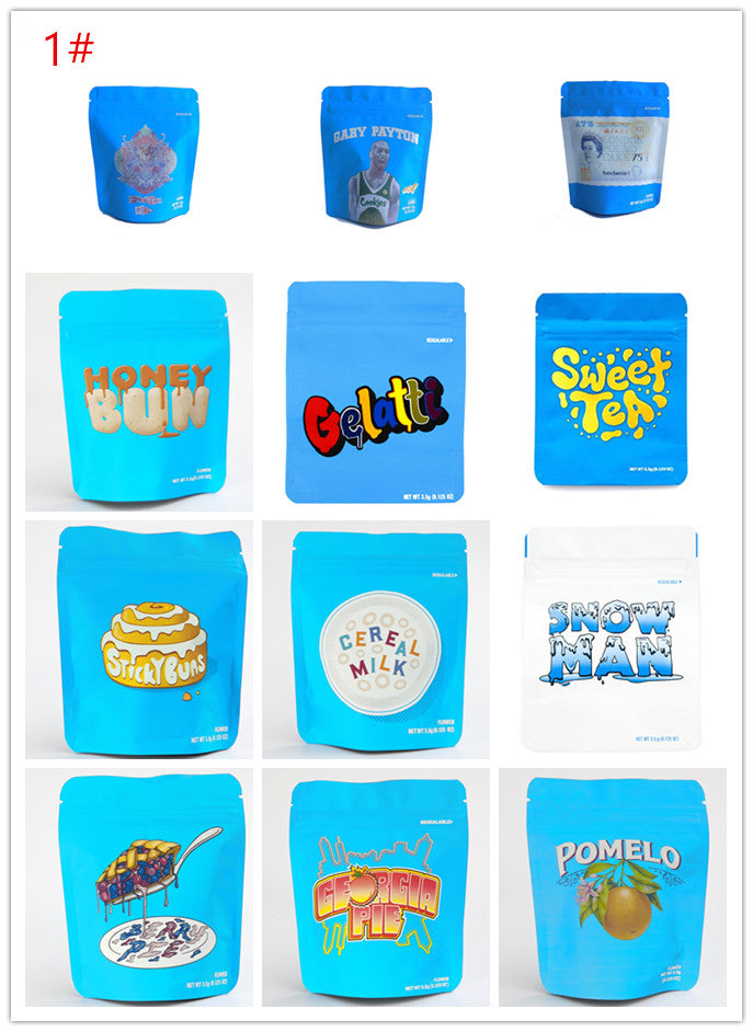 edibles cookie bags gelatti pomelo zip lock resealable doypack snack storage pouch mylar edible packaging bag